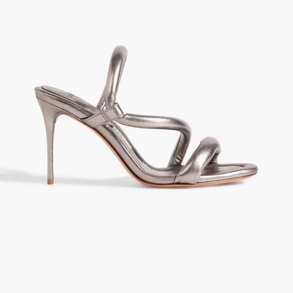 Alexandre Birman AYSHA 85 GRAFITE Pewter 35 NIB - Picture 5 of 6